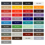 Metzler VDM10 Video-Türsprechanlage, Edelstahl in RAL-Farbe, RFID-Leser, 1 Klingeltaster, Bosco, 2-Draht IP