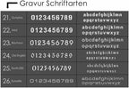 Hausnummernschild für Straße & Ziffer in Anthrazit
