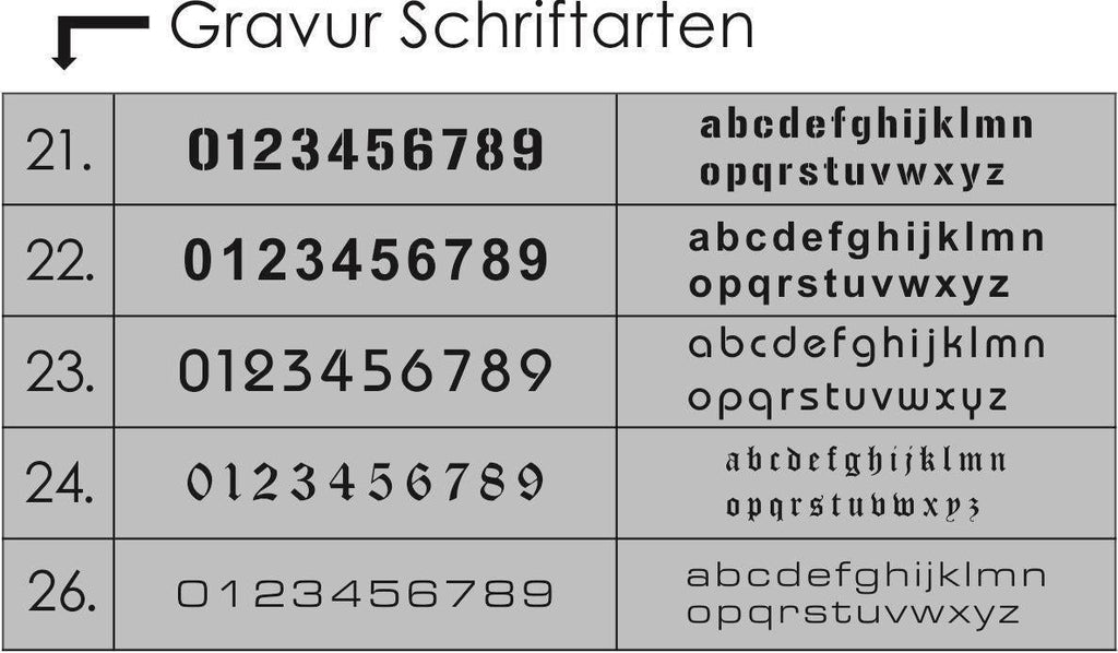 Hausnummernschild aus V2A Edelstahl