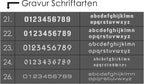 Modernes Hausnummernschild in Anthrazit RAL7016 mit individueller Gravur