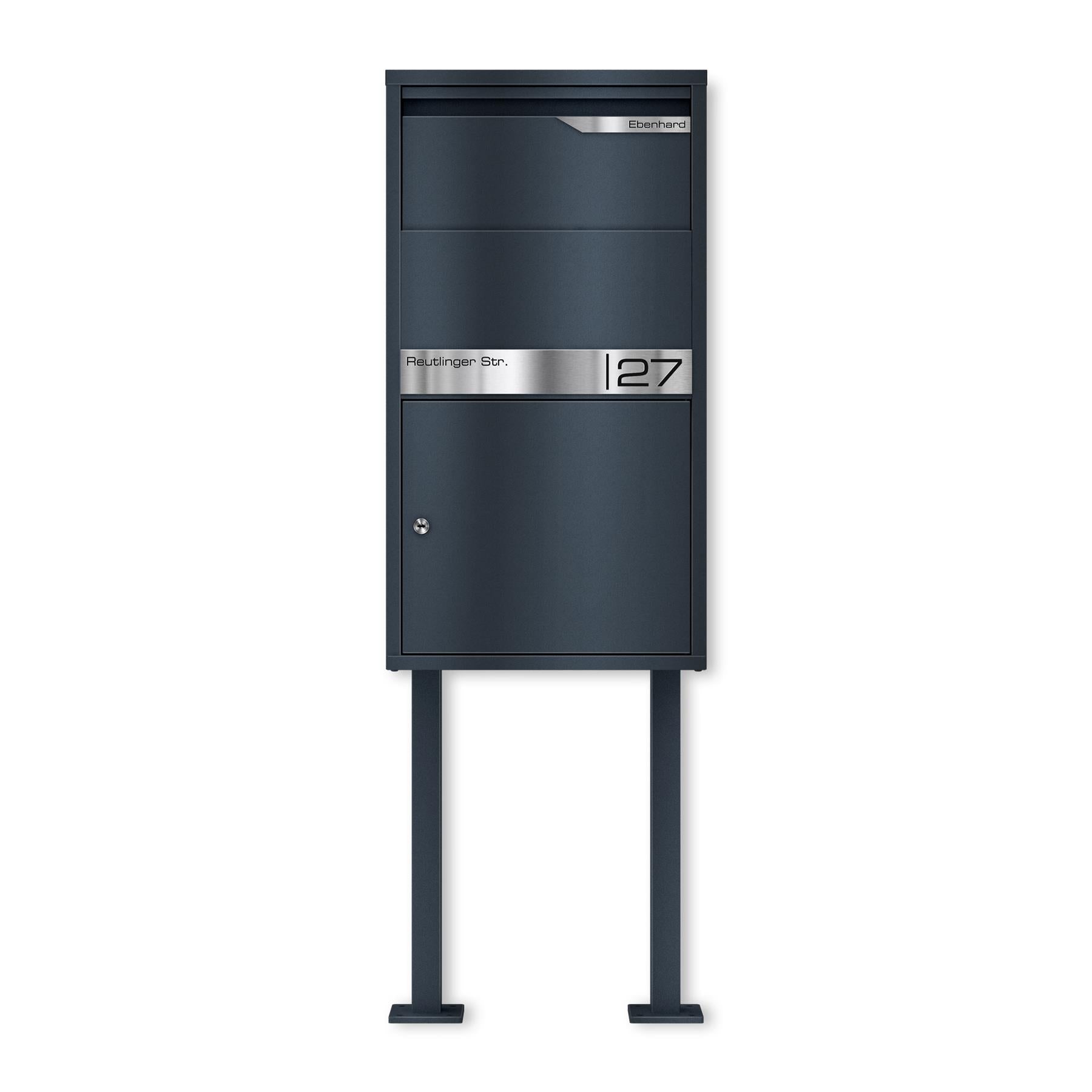 Kopie von Metzler Paketbox rostfrei und massiv mit Ständer, RAL7016 Anthrazitgrau matt, | Avalon 2 #1