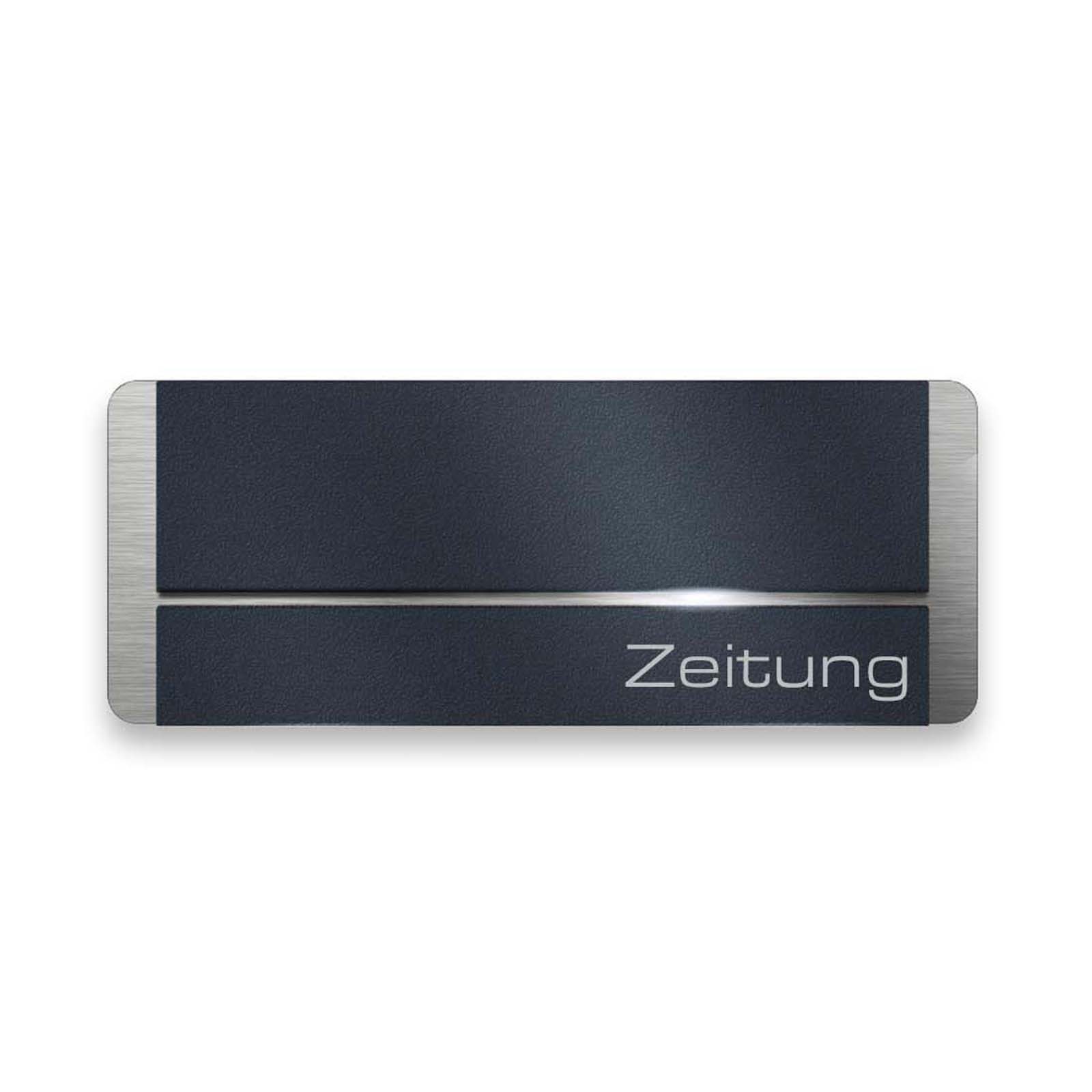 Metzler Zeitungsfach Anthrazit Edelstahl V4A | 01
