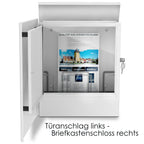 Metzler Briefkasten aus hochwertigem Stahl pulverbeschichtet | personalisiert mit Gravur | Lepo 1