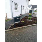 Metzler Paketbox rostfrei und massiv mit Ständer, RAL7016 Anthrazitgrau matt | Siebertbox 1