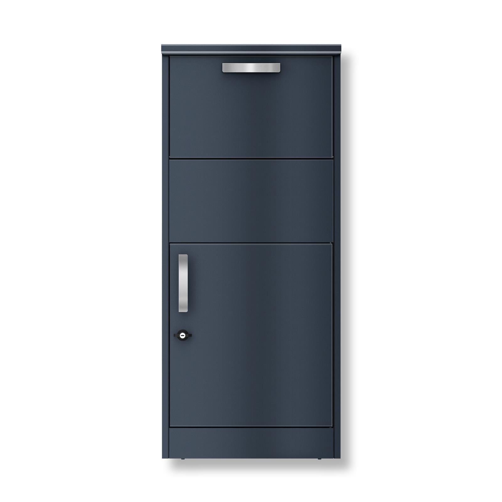 Metzler Paketbox rostfrei und massiv, RAL7016 Anthrazitgrau matt, | Monta