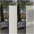 Metzler Seitenmarkise ausziehbar, Sichtschutz für Balkon, Garten & Terrasse, Beige, 300cm x 180cm