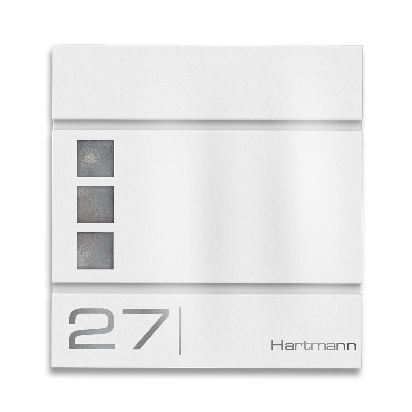 Metzler Briefkasten hochwertiger Stahl Sichtfenster | Cube
