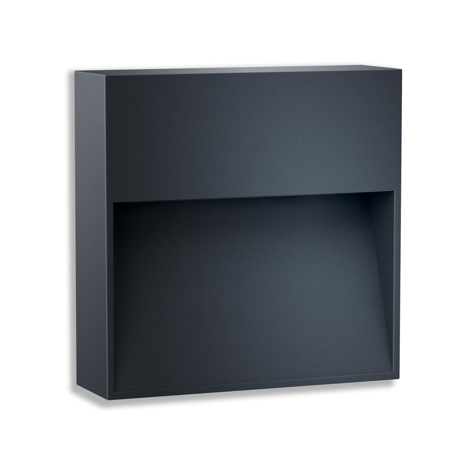 Metzler LED Wandleuchte 3 | Anthrazitgrau RAL 7016 | pulverbeschichtet und warmweiß