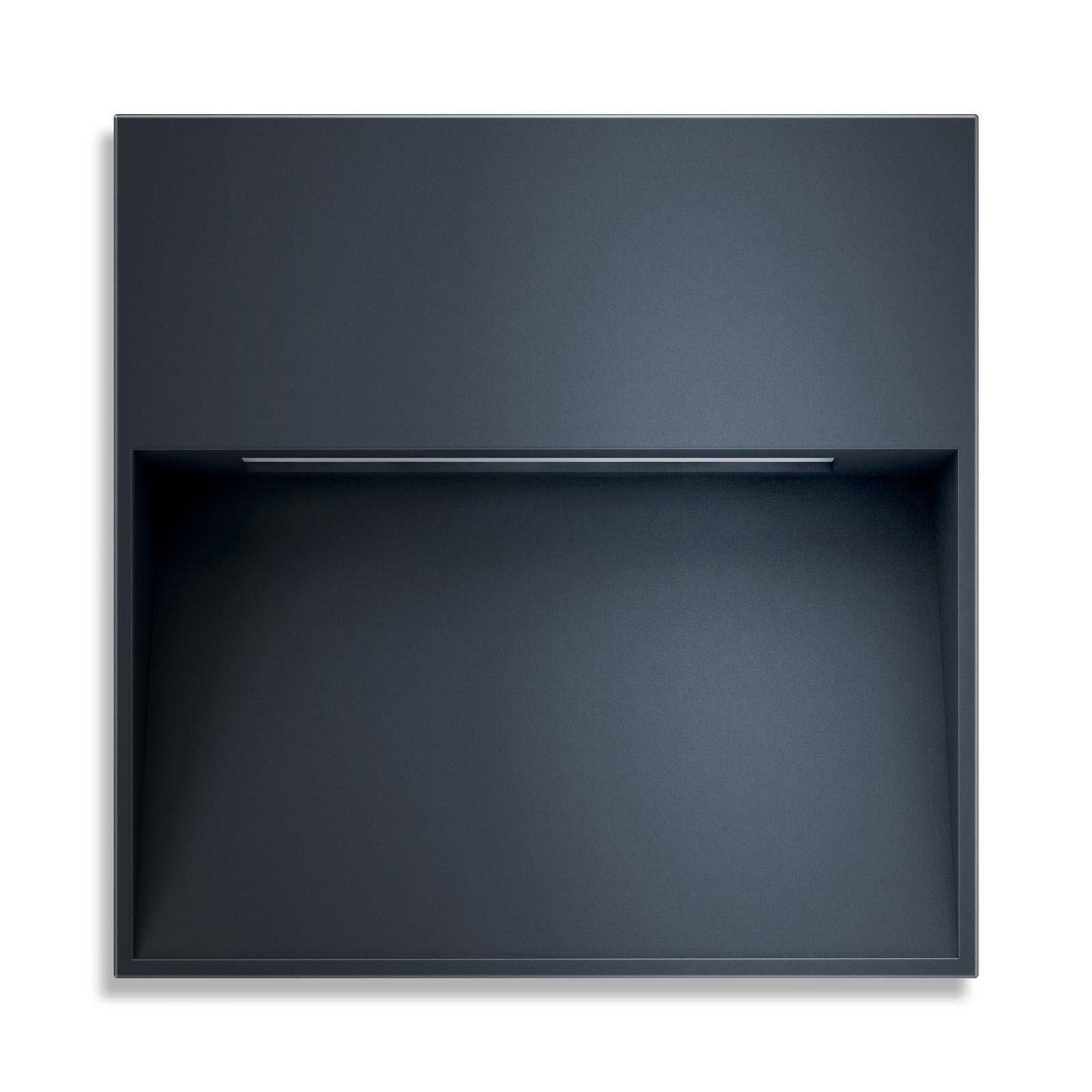 Metzler LED Wandleuchte 3 | Anthrazitgrau RAL 7016 | pulverbeschichtet und warmweiß
