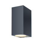 Metzler LED Wandleuchte 6 | Anthrazitgrau RAL 7016 | pulverbeschichtet und warmweiß