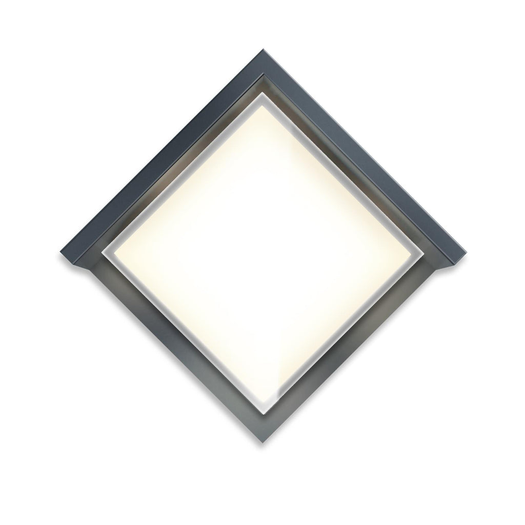 Metzler LED Wandleuchte 7 | Anthrazitgrau RAL 7016 | pulverbeschichtet und warmweiß