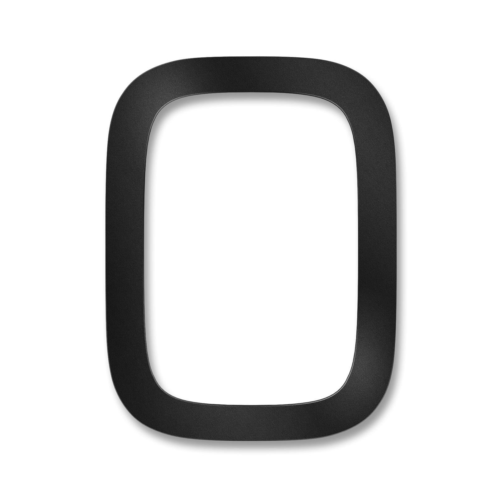 Metzler Hausnummer RAL9005 Tiefschwarz Pulverbeschichtet, Höhe 20 cm, modern
