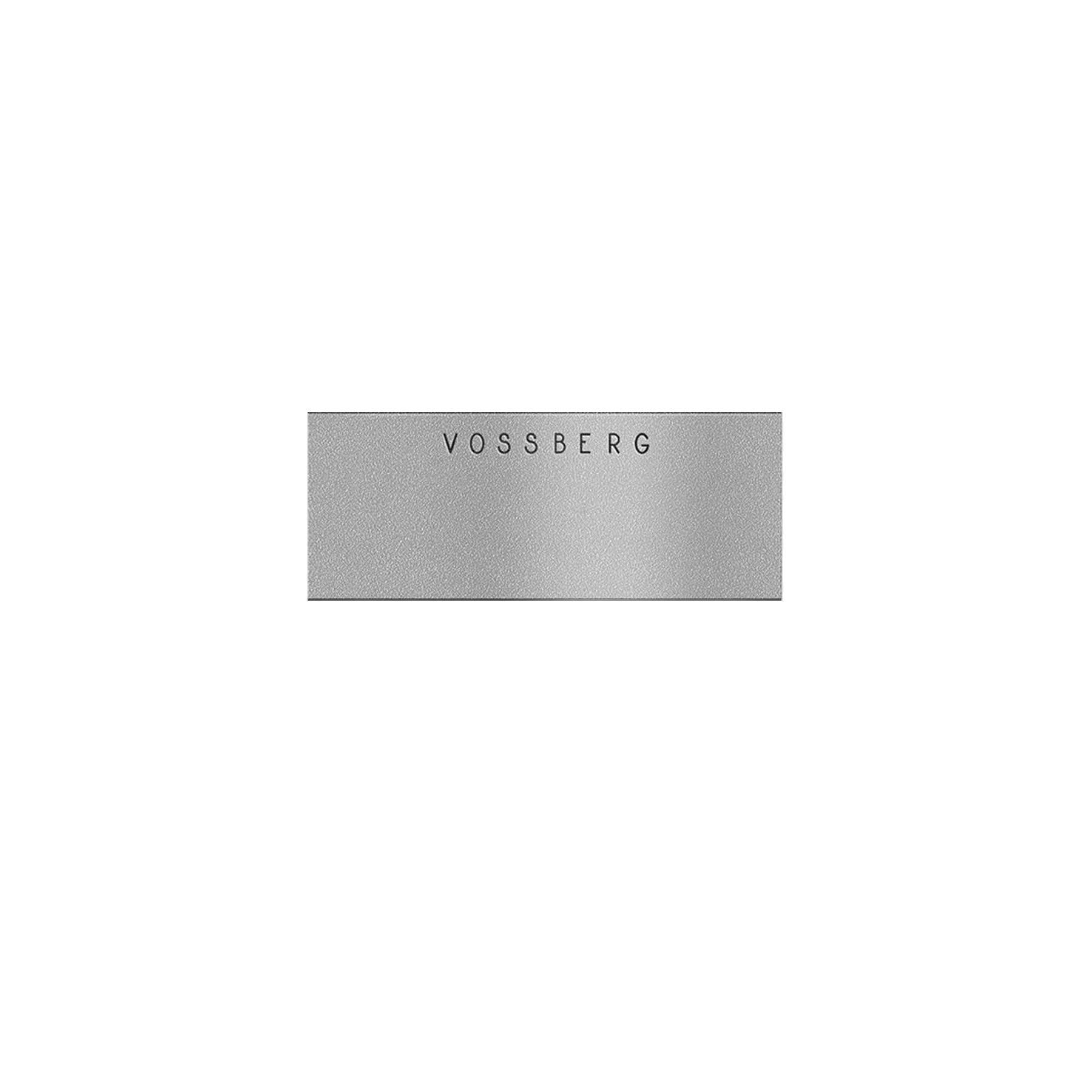 Metzler VDM10 RFID Ersatz Namensschild mit Lasergravur selbstklebend für Versionen mit 1 Klingeltaster