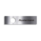 Ersatz-Namensschild - Magneto - aus Edelstahl