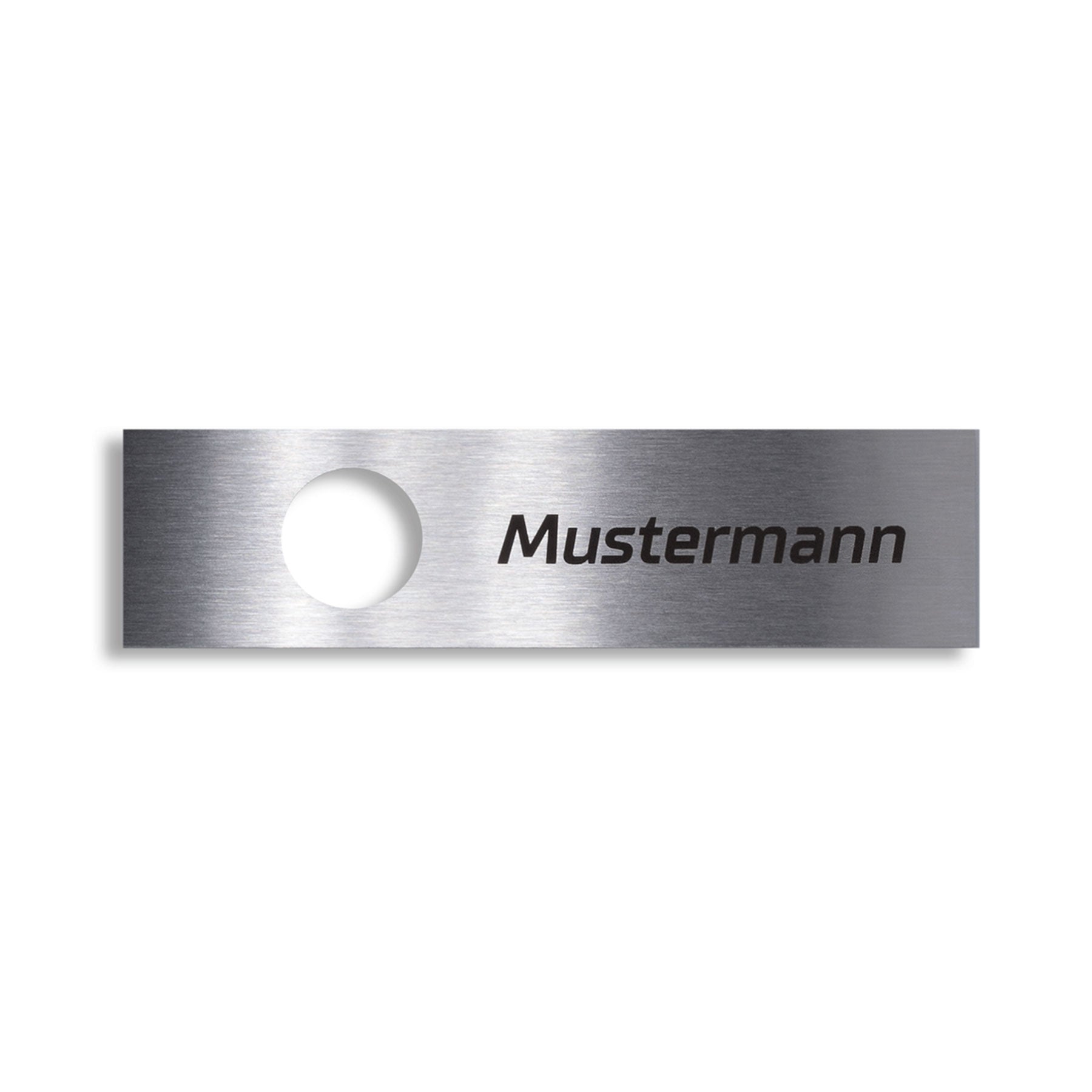 Ersatz-Namensschild - Magneto - aus Edelstahl