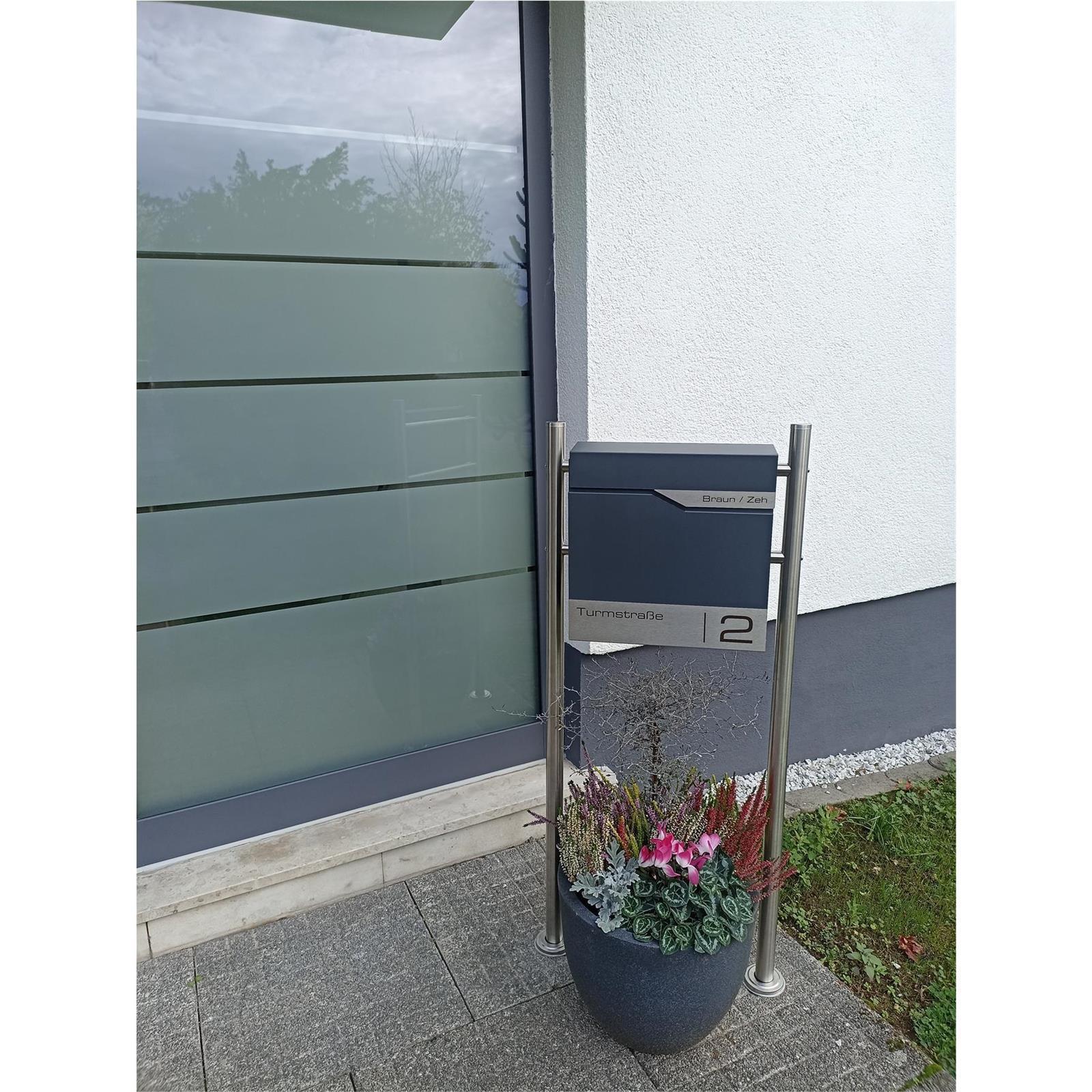 Metzler Standbriefkasten aus hochwertigem Stahl | Siebert