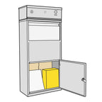 Metzler Video-Türsprechanlage mit Paketbox | Anthrazit RAL 7016 | personalisiert mit Gravur | Edelstahl-Namensschild | RFID Türöffner wählbar