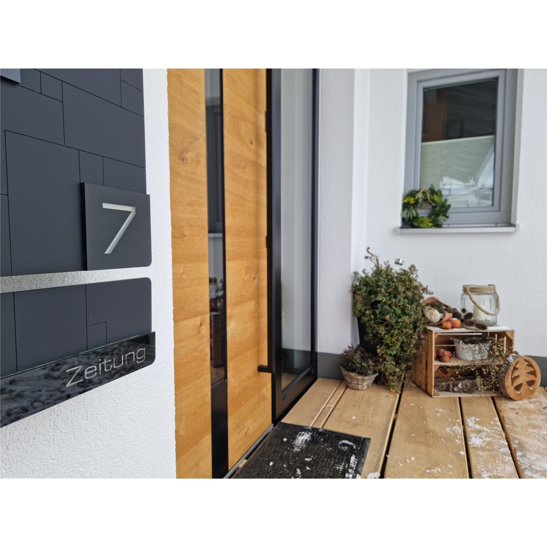 Metzler Briefkasten Edelstahl Gravur optional | Modell02