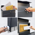 Metzler Briefkasten aus hochwertigem Stahl | Siebert