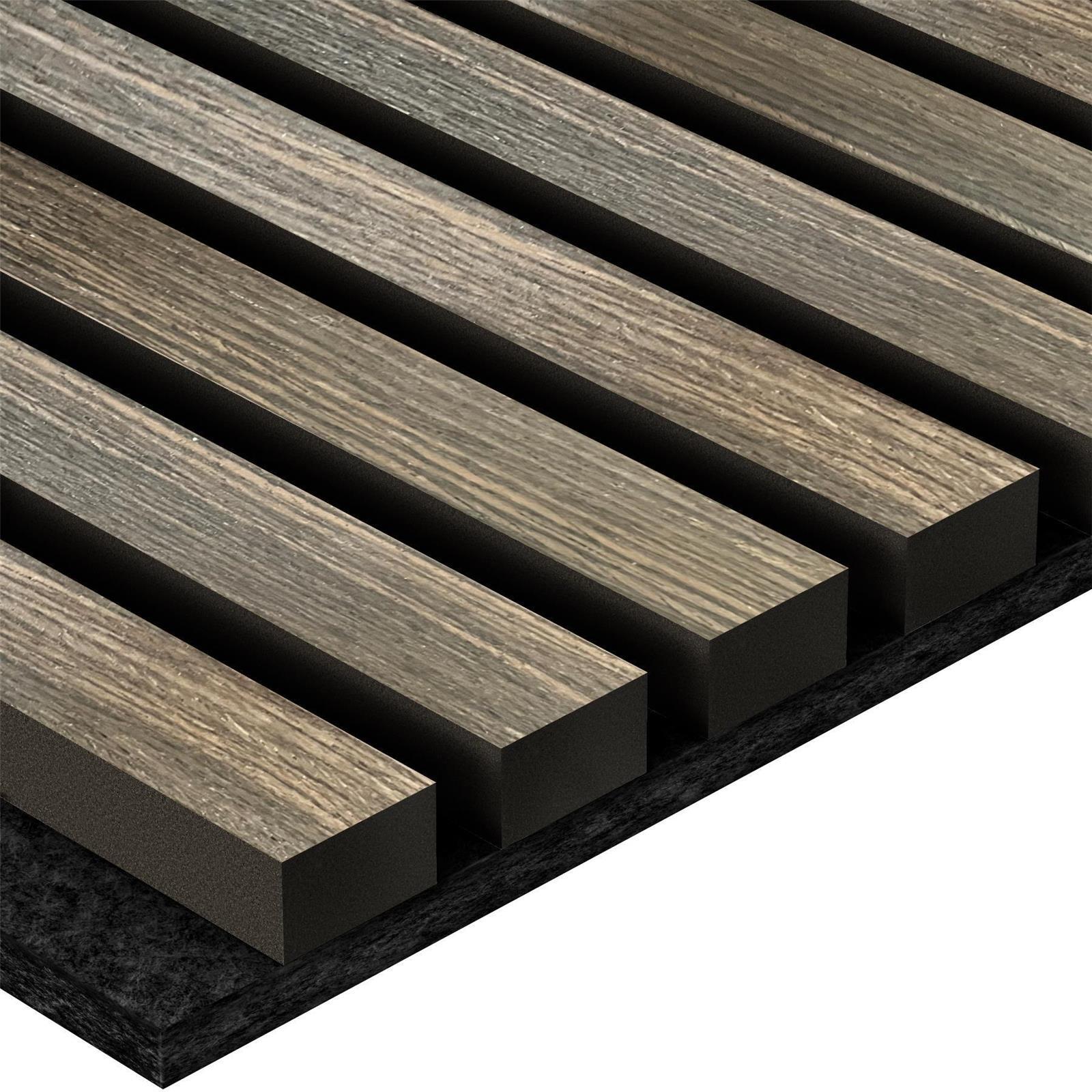 Akustikpaneel Wandverkleidung Lamellenwand Echtholz Furnier | 240 x 60 x 2,2 cm