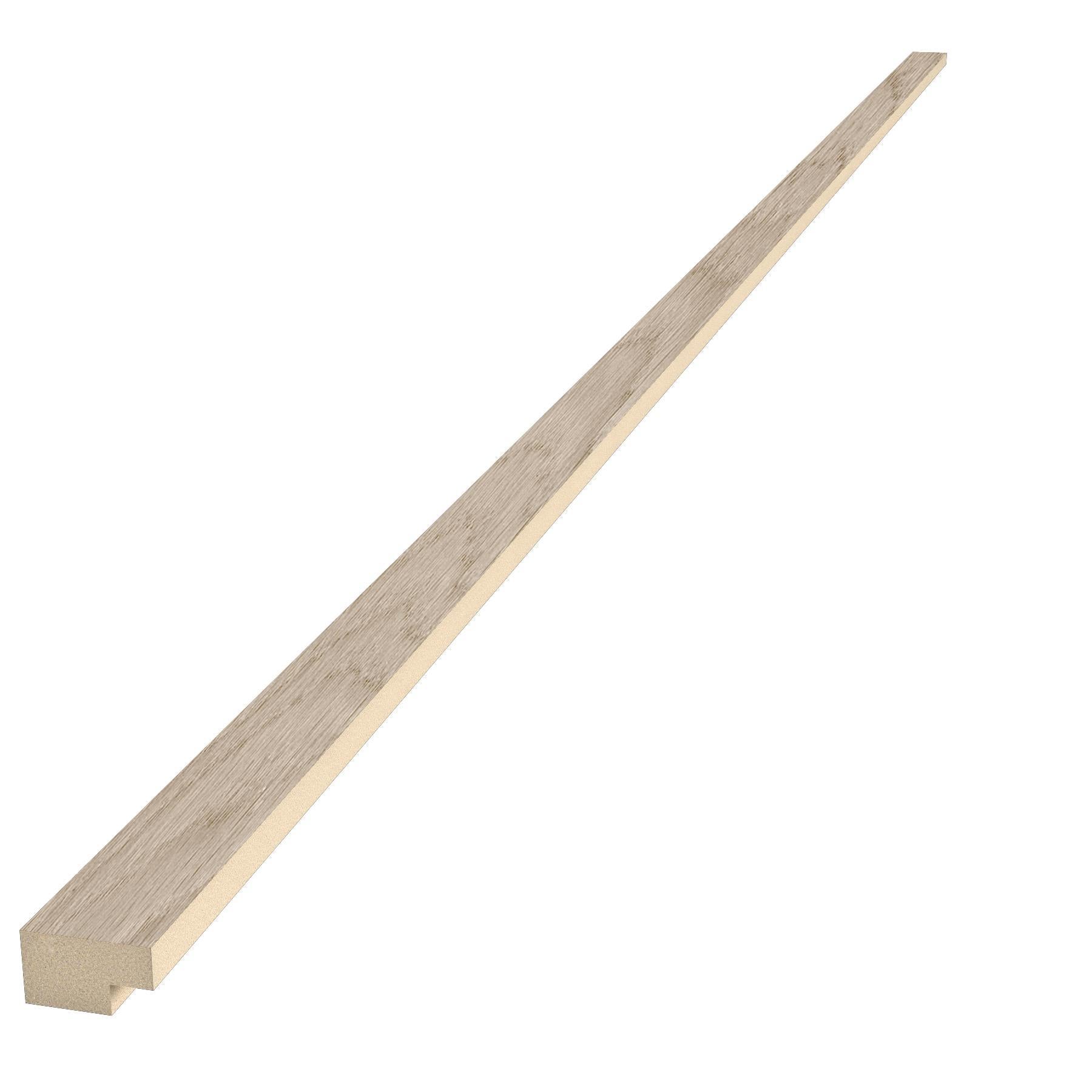 Endlamelle Abschlussleiste für Akustikpaneel | 60 x 2,7 x 2,2 cm | Eiche klassisch