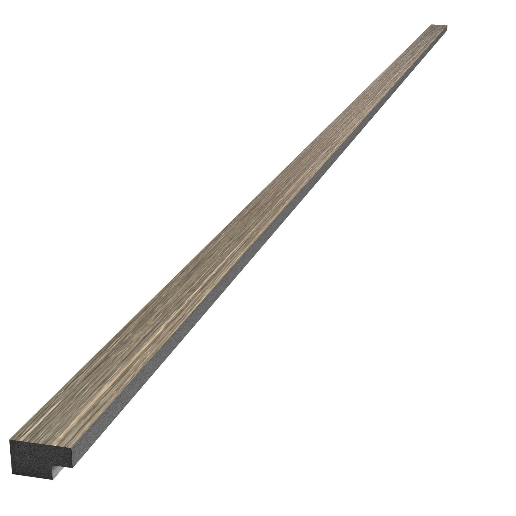 Endlamelle Abschlussleiste für Akustikpaneel | 240 x 2,7 x 2,2 cm