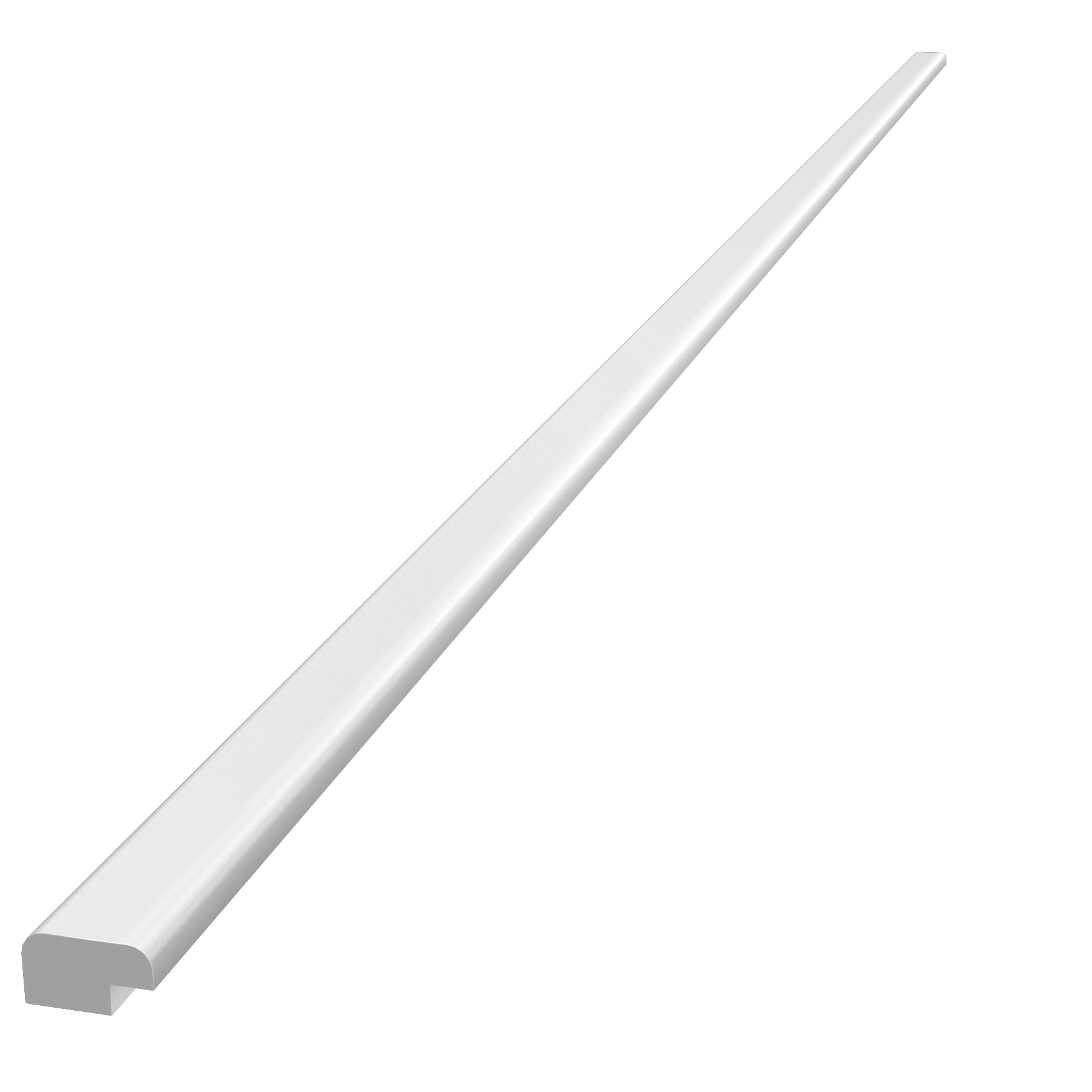 Endlamelle Abschlussleiste für Akustikpaneel | 240 x 2,7 x 2,2 cm