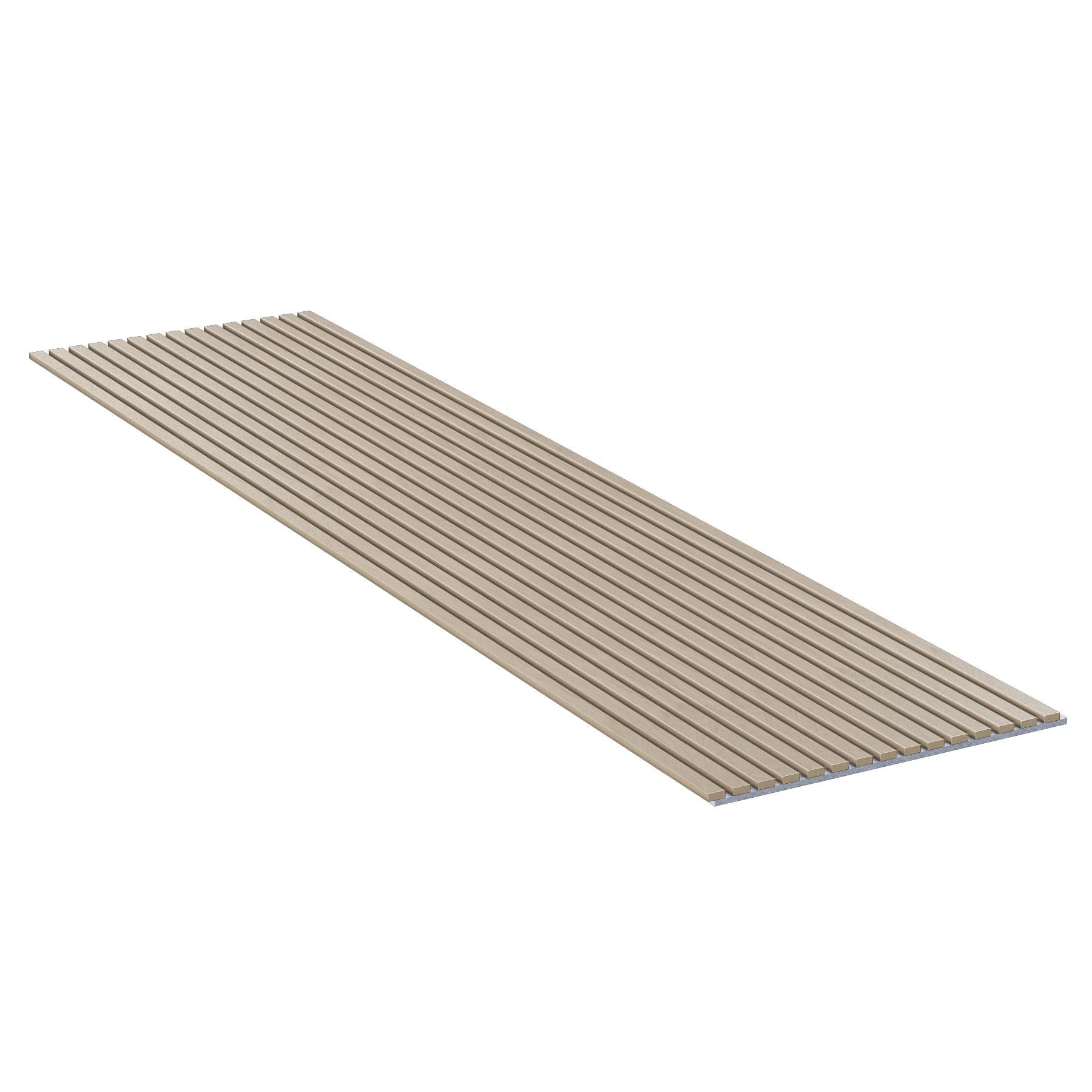 Akustikpaneel Wandverkleidung Lamellenwand Echtholz Furnier | 240 x 60 x 2,2 cm