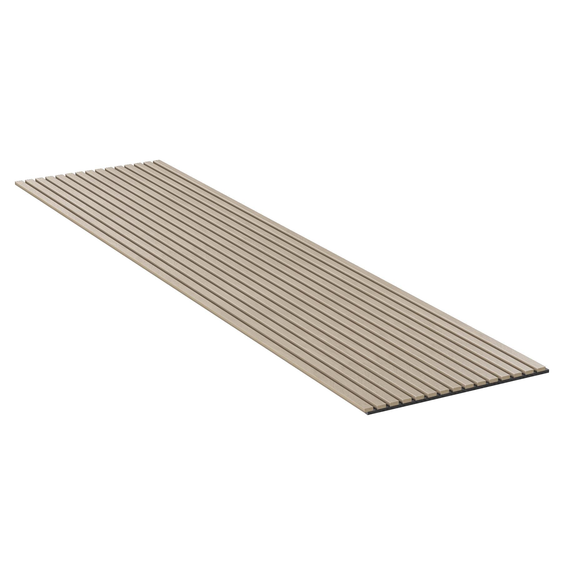 Akustikpaneel Wandverkleidung Lamellenwand Echtholz Furnier | 240 x 60 x 2,2 cm