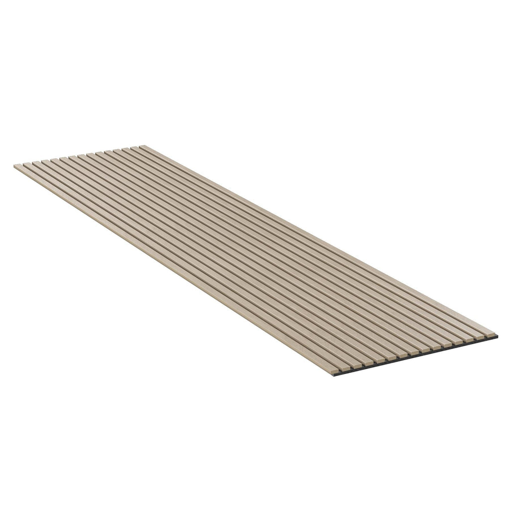 Akustikpaneel Wandverkleidung Lamellenwand Echtholz Furnier | SET | Eiche klassisch | Filz schwarz