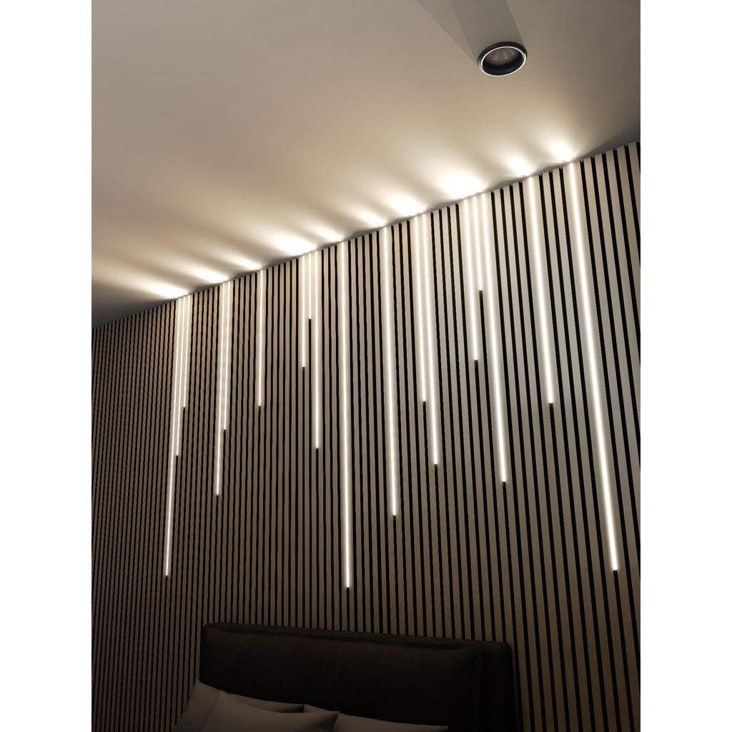 Akustikpaneel Wandverkleidung Lamellenwand Echtholz Furnier | 240 x 60 x 2,2 cm