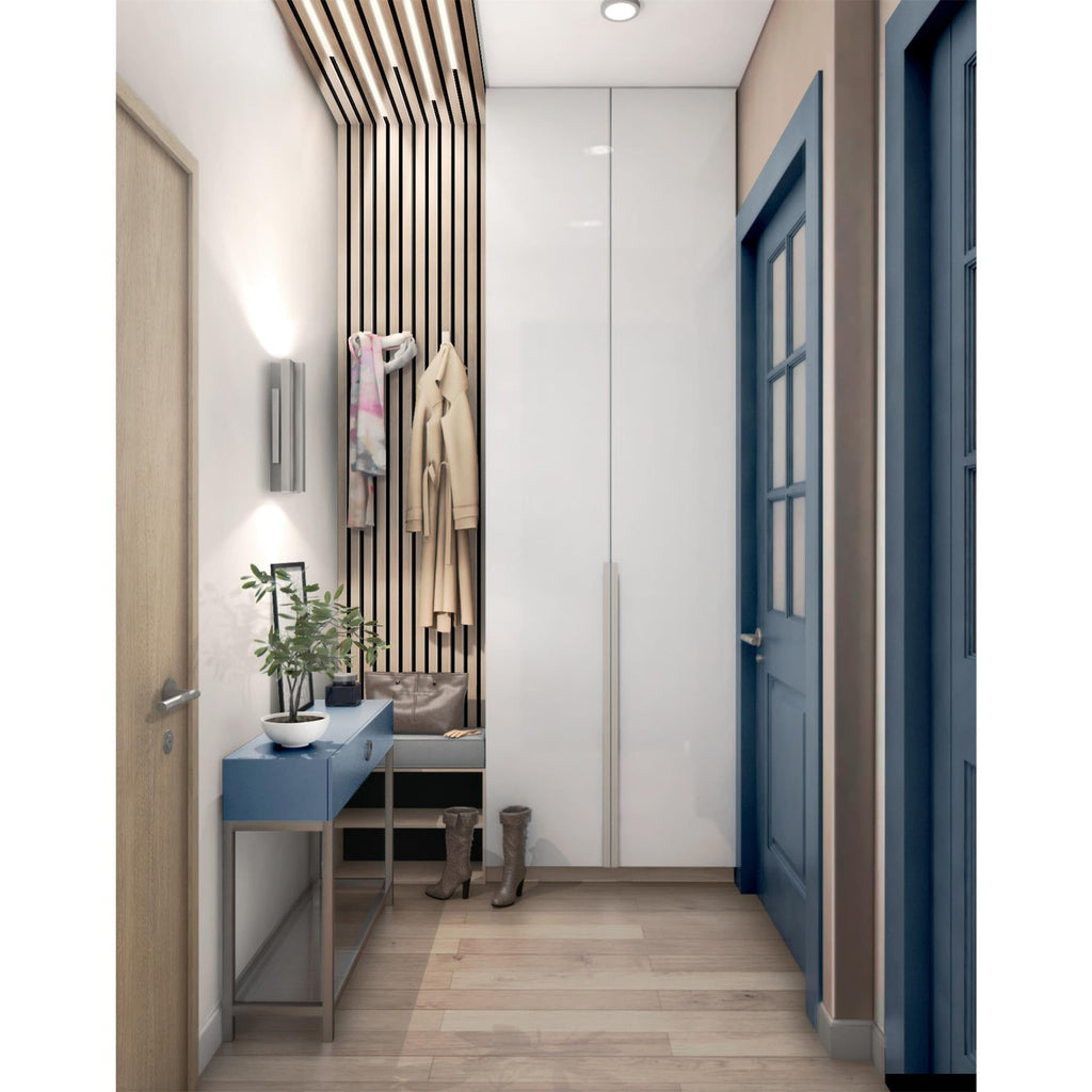 Akustikpaneel Wandverkleidung Lamellenwand Echtholz Furnier | 240 x 60 x 2,2 cm