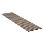 Akustikpaneel Wandverkleidung Lamellenwand Echtholz Furnier | SET | Eiche rustikal antik | Filz schwarz