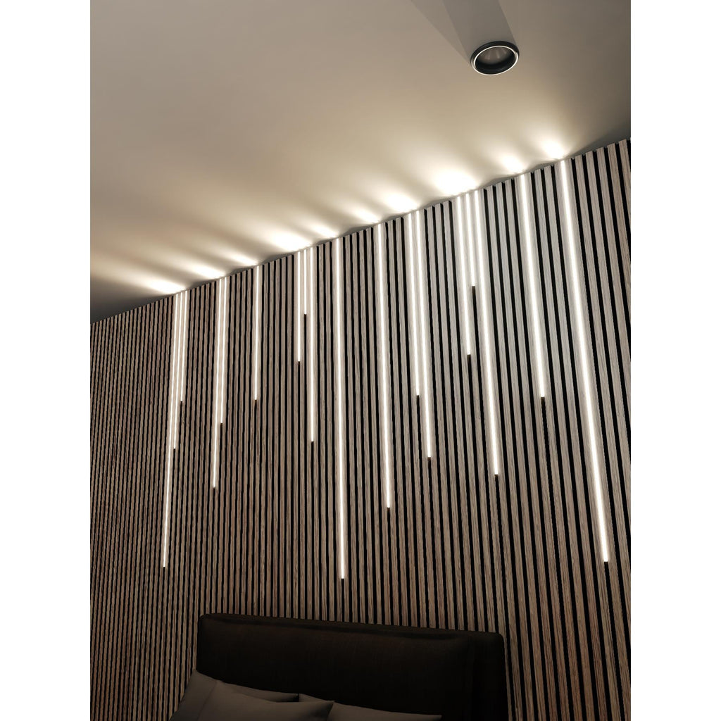Akustikpaneel Wandverkleidung Lamellenwand Echtholz Furnier | 240 x 60 x 2,2 cm