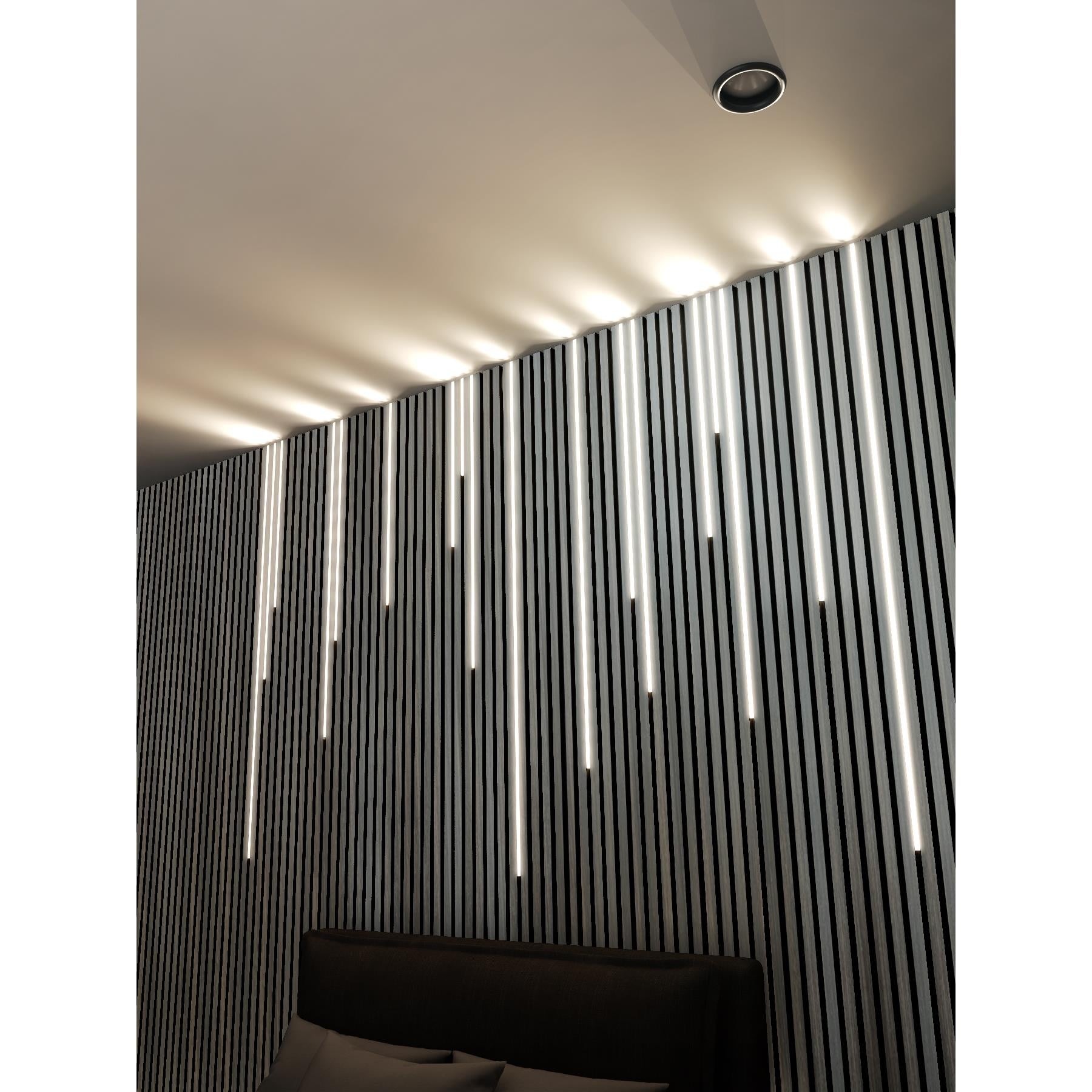 Akustikpaneel Wandverkleidung Lamellenwand Echtholz Furnier | 240 x 60 x 2,2 cm