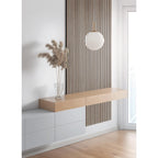 Akustikpaneel Wandverkleidung Lamellenwand Echtholz Furnier | 240 x 60 x 2,2 cm