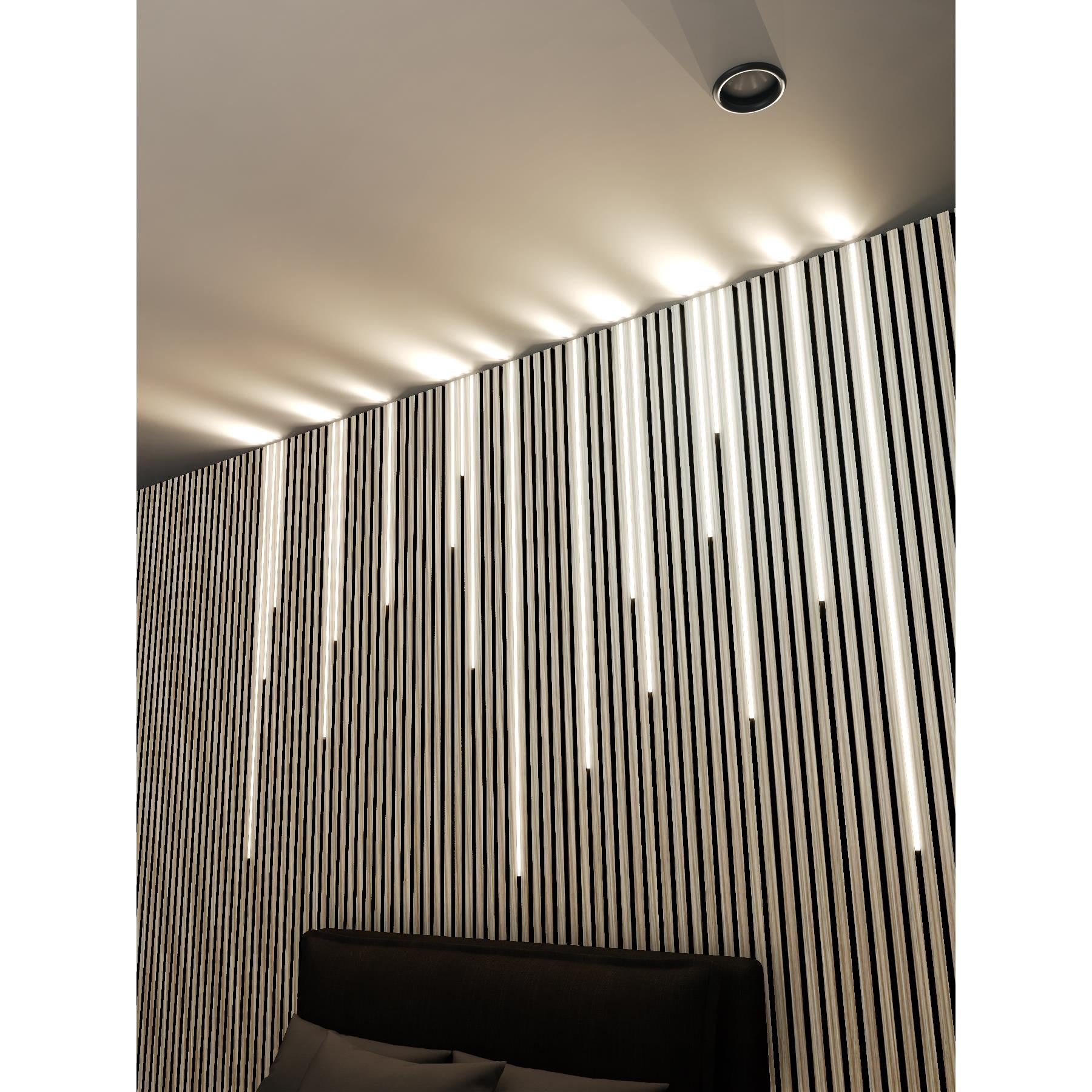 Akustikpaneel Wandverkleidung Lamellenwand Echtholz Furnier | 240 x 60 x 2,2 cm