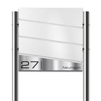 Metzler Design Standbriefkasten mit Standfuß aus Edelstahl | Neumann