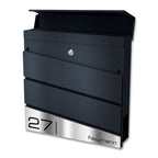 Metzler Design Standbriefkasten mit Standfuß aus Edelstahl | Neumann