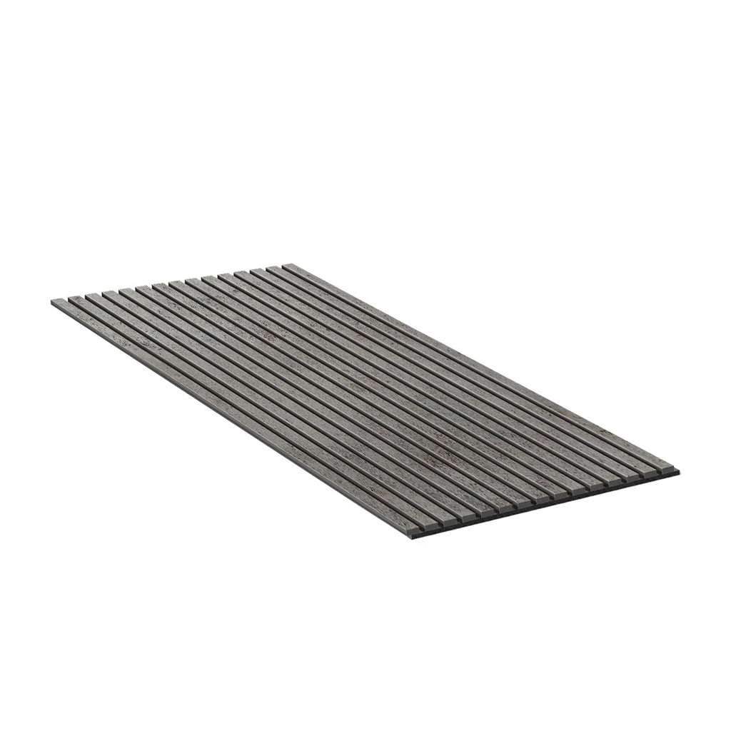 Akustikpaneel Wandverkleidung Lamellenwand | Betonoptik | SET | Filz schwarz