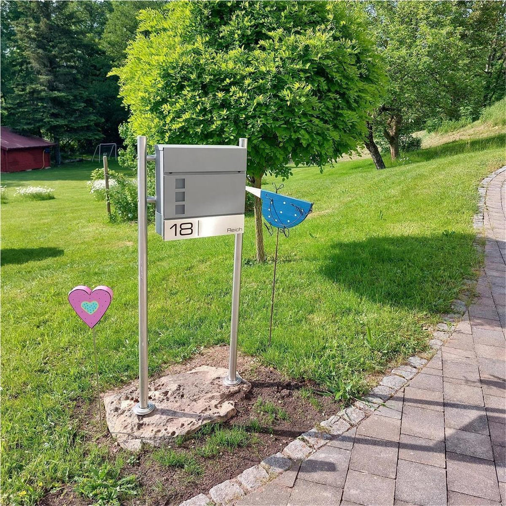 Metzler Briefkasten Stahl Sichtfenster | Oltmann