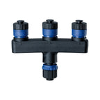 Plug & Shine | Verteiler | Plug & Shine Verteiler 3 Ausgänge IP68 Schwarz