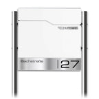Metzler Standbriefkasten | inkl. Namensschild aus Edelstahl | Thobe
