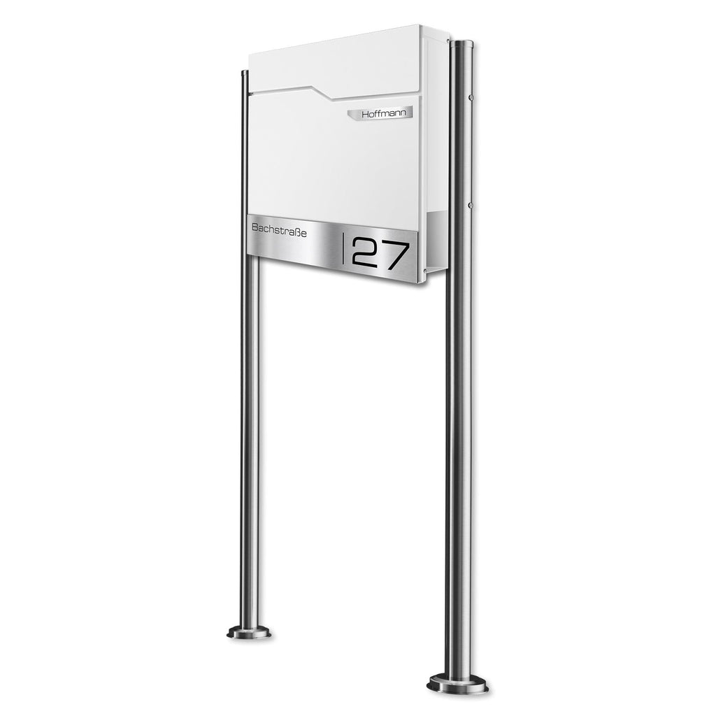 Metzler Standbriefkasten | inkl. Namensschild aus Edelstahl | Thobe