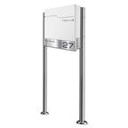 Metzler Standbriefkasten | inkl. Namensschild aus Edelstahl | Thobe