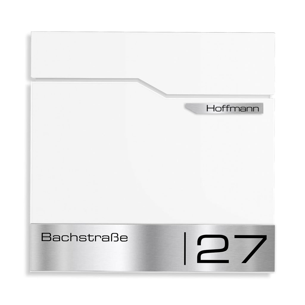 Metzler Standbriefkasten | inkl. Namensschild aus Edelstahl | Thobe