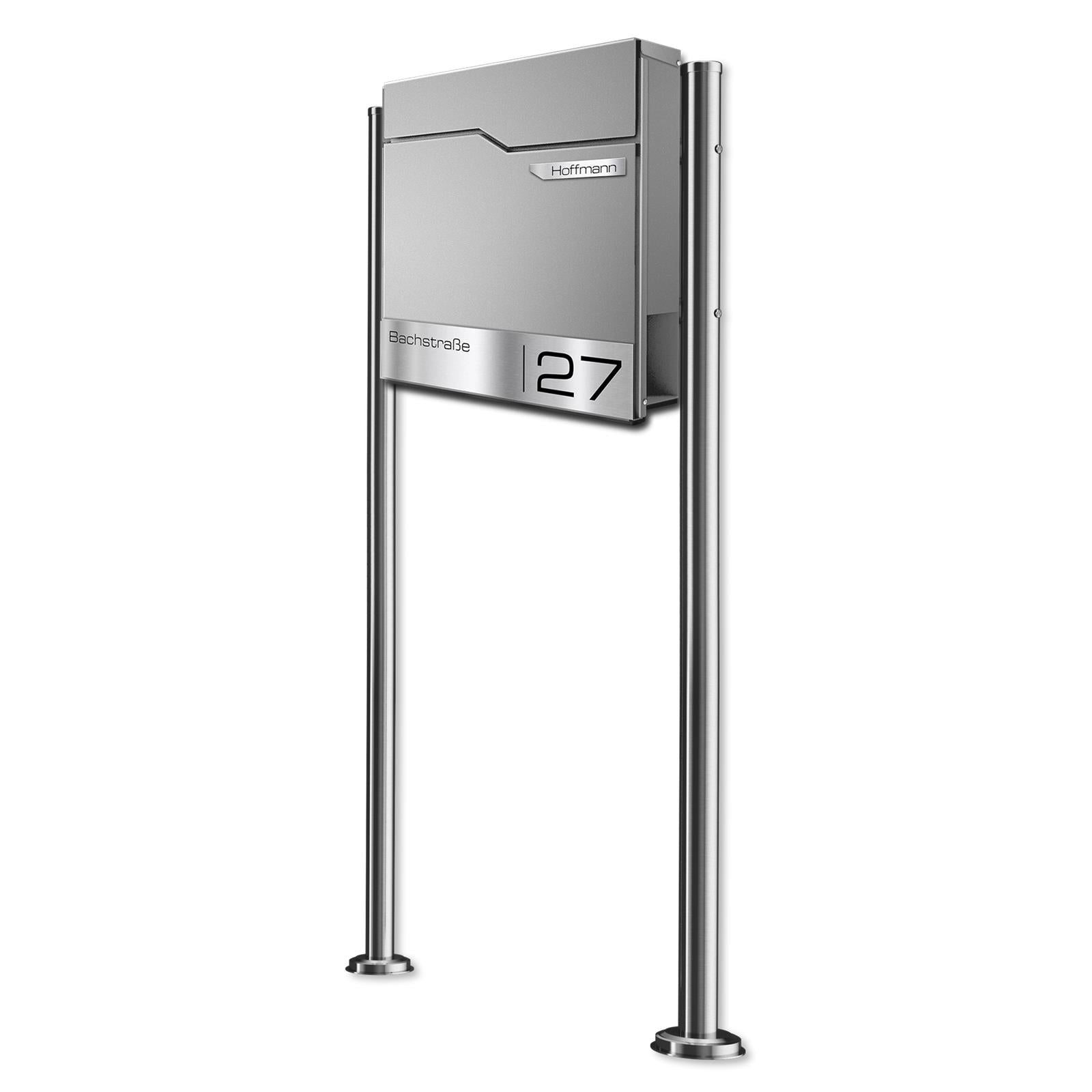 Metzler Standbriefkasten | inkl. Namensschild aus Edelstahl | Thobe
