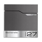 Metzler Standbriefkasten | inkl. Namensschild aus Edelstahl | Thobe