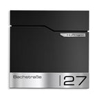 Metzler Standbriefkasten | inkl. Namensschild aus Edelstahl | Thobe