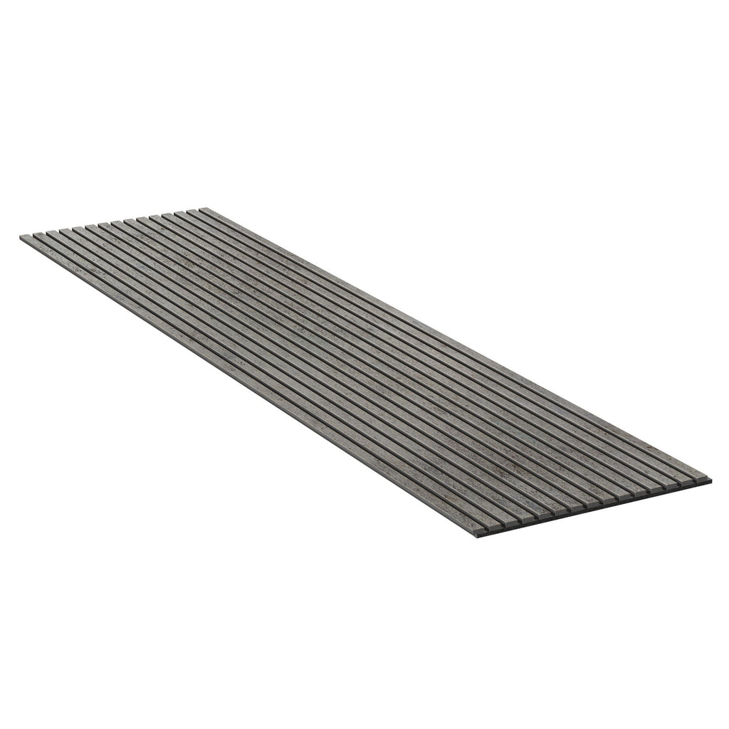 Akustikpaneel Wandverkleidung Lamellenwand | Betonoptik | SET | Filz schwarz